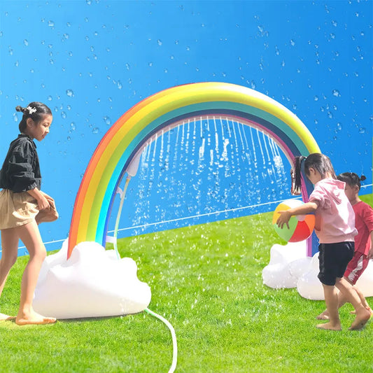 Water Spray Toy, Fountain Rainbow Bridge for baby Outdoor in Summer season