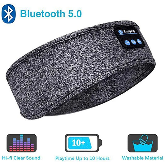 Wireless Bluetooth Earphone Soft Elastic Comfortable Sports Headband