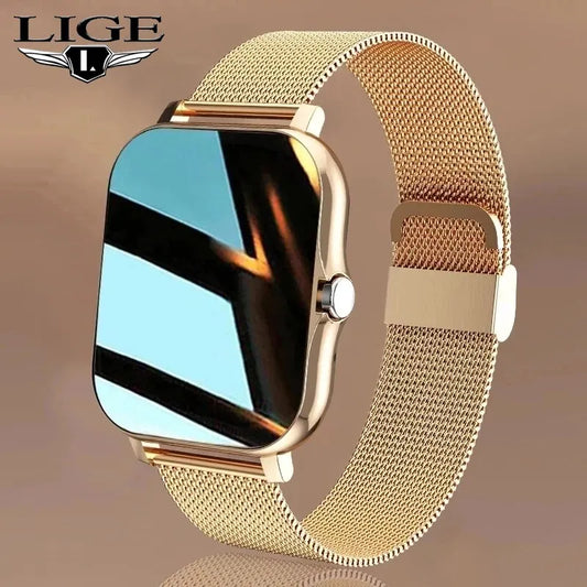 LIGE 2024 Smart Watch for Men Women Sports Fitness Watches Bluetooth Calls Digital