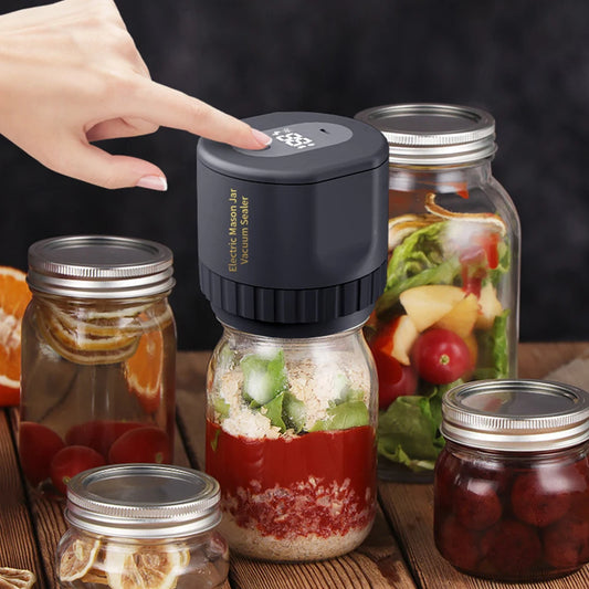 Revolutionize Your Food Storage: Cordless Electric Vacuum Sealer for Mason Jars -
